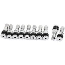 Generic Aluminum Alloy Car Tubeless Tyre Stem Air Valve Dust Cap (36mm x 15mm) - 10 Pieces-35