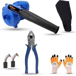Walkers 800W Plastic Blue Electric Air Blower with Carbon Brushes, Gloves &a; 8 inch Plier, WKCB272-image-90