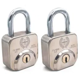 Harrison 52mm 12 Pins Mild Steel Square Padlock with 3 Computerised Keys, CX-1000-0594 (Pack of 2)-image-15