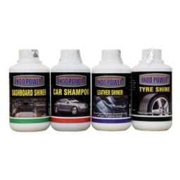Indopower Ff551 250ml Dashboard Shiner, Car Wash Shampoo, Tyre Shiner &a; Leather Shiner Kit, AHh553-picture-13