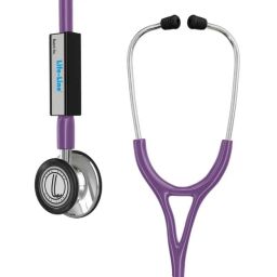 Lifeline Stainless Steel Purple Dual Side Diaphragm Chest Piece Stethoscope with 2 Way Tube, STH016-PR-image-35
