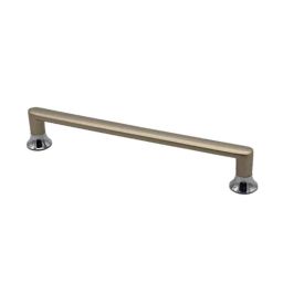 RAB 96mm Zinc Satin &a; Chrome Finish Drawer Pull Handle, 702 (Pack of 3)-picture-46