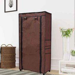 Glowsilk 6 Shelves Metal &a; Non-Woven Brown Modular Shoe Rack-16