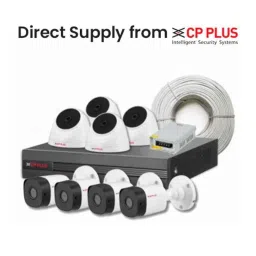 CP Plus 2.4MP 4 Dome, 4 Bullet, 8 Channel DVR Kit without Hard Disk, CP-UCK-TD44N-B1 image 2