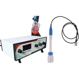 Bio Gene 0-14 pH White &a; Grey 2 Point Calibration pH Meter with pH Electrode &a; Sensor-29
