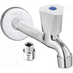 Fastgear Triangle Stainless Steel Long Body Tap Set with 1 inch Wall Extension-41