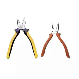 Sky Blue 2 Pcs 8 inch Multicolour 2 Cutting Wire False Piece Lineman Plier Combo, SBE334-picture-25