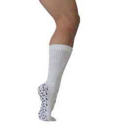 Flamingo Gray Diabetic Socks with Anti Skid image 2