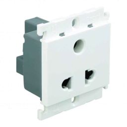 Legrand Mylinc 6/16A 3 Pin 2 Modules White Combine Indian Standard Socket with Shutter, 6755 55-picture-44
