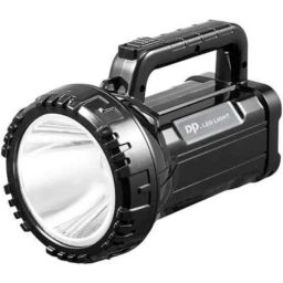 DP 5W ABS Black Portable Rechargeable LED Torch, 7045-10