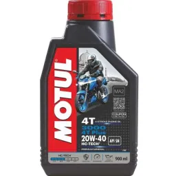 Motul 3000 4T Plus 900ml 20W-40 Bike Engine Oil-17