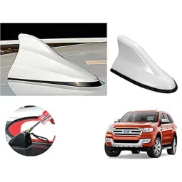 Auto Pearl ABS White Universal Replacement Shark Fin Car Roof Antenna For Ford Endeavour 2017-image-76