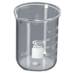 Glassco 4000ml Boro 3.3 Glass Low Form Heavy Wall Beaker with Double Capacity Scale, 229.235.14-27