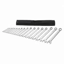 Westward 18Pcs Steel Full Polish Offset Combination Wrench Set, 54DF96-picture-42