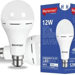 12W LED Bulb with Smart Battery System|Pck of 2 4 hrs Bulb Emergency Light-image-95