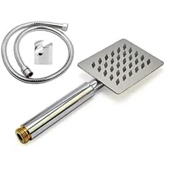 IRIS Drizzle Plastic Handheld Shower Head with Screws &a; Hose Pipe-image-61