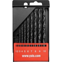 Yato 10 Pcs 1-10mm HSS Twist Drill Bit Set, YT-4461-picture-39