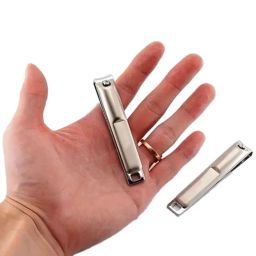 DeoDap Stainless Steel Printed Foldable Large Nail Clippers with Nail File, 13409-4