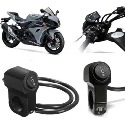 Auto Pearl 12V Aluminium Alloy Black Motorcycle Handlebar Headlight Switch for GSX R150-picture-44