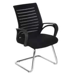 Da URBAN Tulip Black Medium Back Office Visitor Chair-picture-21