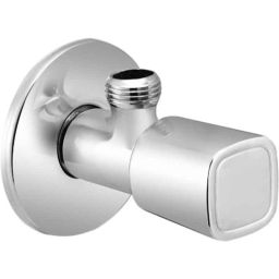 IRIS DIXY Brass Chrome Finish Angle Cock with Wall Flange-image-96