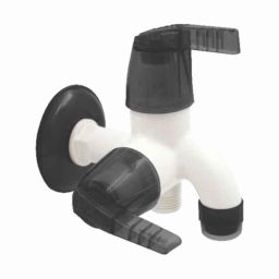 APL Apollo Edge ABS White 2 Way Bib Tap with Flange, TP393-picture-23