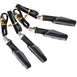 Viva City 4 Pcs Blue Plastic LED Bike Indicator Lights-11