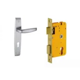 Dorset ML Series Badroli 10 inch Stainless Steel Silver Chrome Finish Door Handle Lock Set with-picture-20