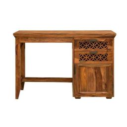 The Attic 114x47x76cm Sheesham Wood Honey Ambient Study Table, KL-1766-3