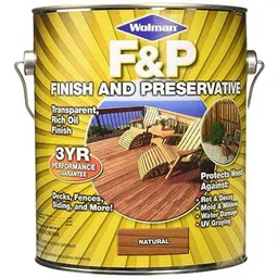 Rust-Oleum Wolman 14396 3.78L Natural F&a;P Waterproofing Finish &a; Preservative for Exterior Wood-29