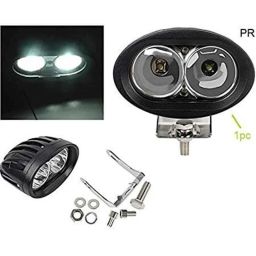 AOW (20W) Oval Projector Fog Light Auxiliary Spot LED Light Off-Road Driving Lights LED Fog Lights for Ford Fiesta (Pack of 2)-4