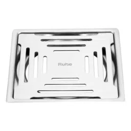Ruhe Earth 5x5 inch Stainless Steel Gloss Finish Square Flat Cut Floor Drain, 16-0513-13-picture-46