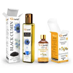 GoWoo 2 Pcs 10ml Natural Undiluted Chamomile Roman Aroma Oil &a; 100ml Black Cumin Carrier Oil Set, GWOC329-P12+P168-picture-22