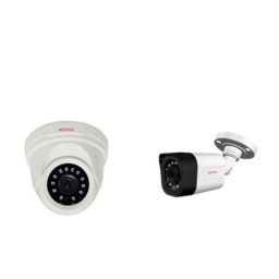CP Plus 2MP White &a; Black 3 Pcs Dome &a; Bullet Camera with 4 Channel DVR Kit, CP-COM-C4D3B1H1-PS-BN-DC_BLACK image 2