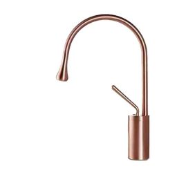IRIS Rose Gold Stainless Steel Bathroom Single Hole Sink Faucet-image-71