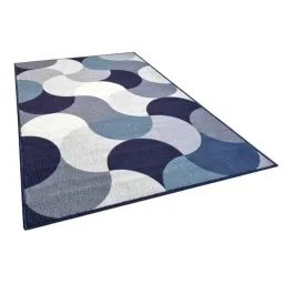 Matz and More 100x150cm Nylon Blue Pattern Circular Anti-Slip Rug, F-PAT-CIR-33-R1-image-48