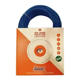 Polycab 6 Sqmm 200m Blue 1 Core FRLF Multistrand PVC Insulated Unsheathed Industrial Cable-picture-11