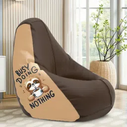XXXL Busy Doing Nothing Printed Teardrop Bean Bag With Bean Filling-image-59