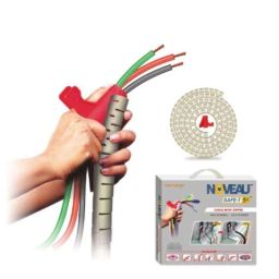 Noveau Safe-T-1ST 16mm 1.5mm Virgin HDPE Ivory Cable Zipper with Colour Box, NSFZ16IY1105 (Pack of 2)-image-60