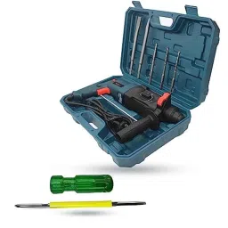 Walkers 1200W Forward &a; Reverse Rotation Hammer Impact Drill Machine with 5 Pcs SDS Plus Bit &a; 2 in 1 Screwdriver, WKCB353-20