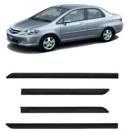 SureStrive 4 Pcs Black Side Door Car Beading Set for Honda City ZX All Model-78