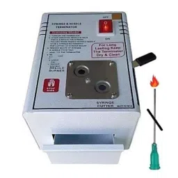 Lab Junction Metal Electrical Needle &a; Syringe Destroyer Machine, LJ-1095-41