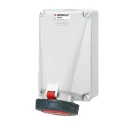 Mennekes 125A 4P 400V Wall Mounted Receptacle with Top &a; Bottom Entry, 139-picture-16