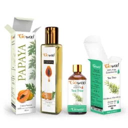 GoWoo 2 Pcs 10ml Natural Therapeutic Grade Cold Pressed Tea Tree Aroma Oil &a; 100ml Papaya Seed Carrier Oil Set, GWOC1233-P45+P181-picture-19