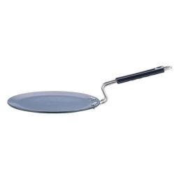 Vinod Black Pearl Plus 22cm Induction Friendly Flat Tawa, IHART22 (Pack of 5)-22