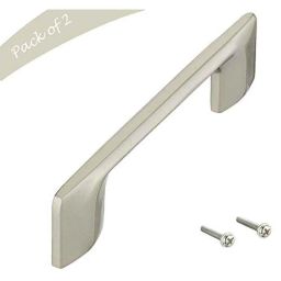 Aquieen 96mm Malleable SS Matte Wardrobe Cabinet Pull Handle, KL-703-96-SS (Pack of 2)-picture-22