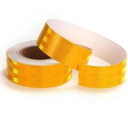 Deltech Safety 1.85 inch 35m Polypropylene Yellow &a; Red Retro Reflective Tape (Pack of 2)-image-88