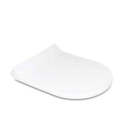 Elegant Casa A-8 43x34 cm Polypropylene White Soft Closing Toilet Seat Cover-image-86