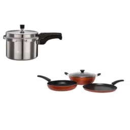 Patsung Special 4 Pcs Aluminium &a; PTFE Induction Bottom Cookware Set (Pack of 2)-picture-34