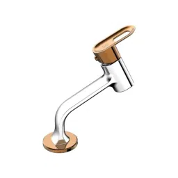 RN Brass Rose Gold Chrome Modern &a; Durable Pillar Washbasin Tap, RNAMA25G33-picture-13